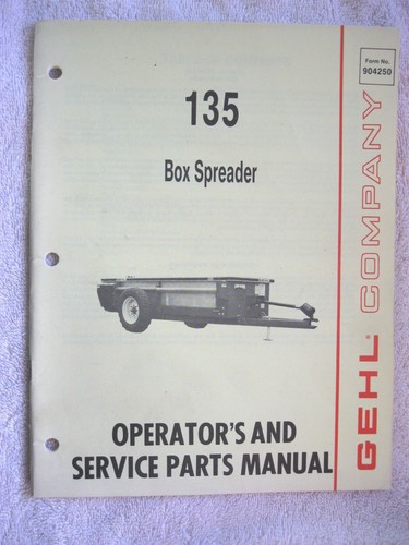Gehl 135 1988 scatola - 1988,