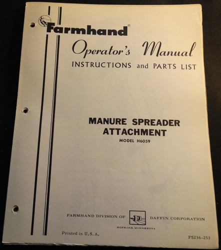 Farmhand spandiconcime attacco - farmhand,