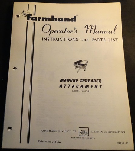 Farmhand spandiconcime attacco - spandiconcime,